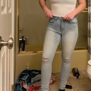 asropostale ripped jeans